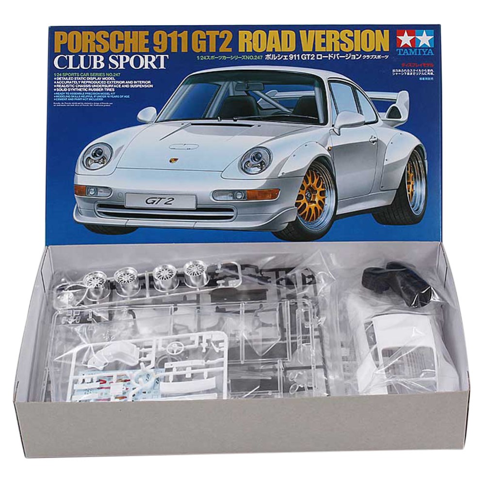 1:24 Сборная модель Porsche 911 GT2 Road Version - 24247
