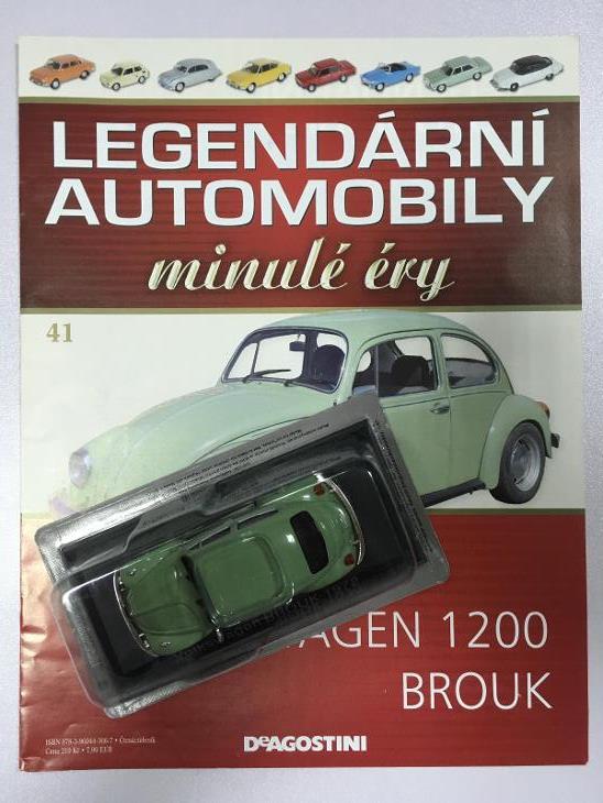 1:43 VOLKSWAGEN 1200 brouk, Legendarni automobily minule ery 41 - LAME041