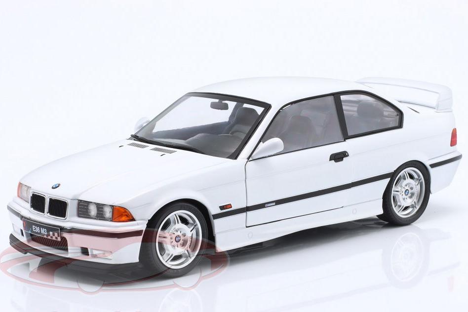 1:18 BMW M3 Lightweight Coupé E36 'Plain Body Version' (1995), white - S1803919