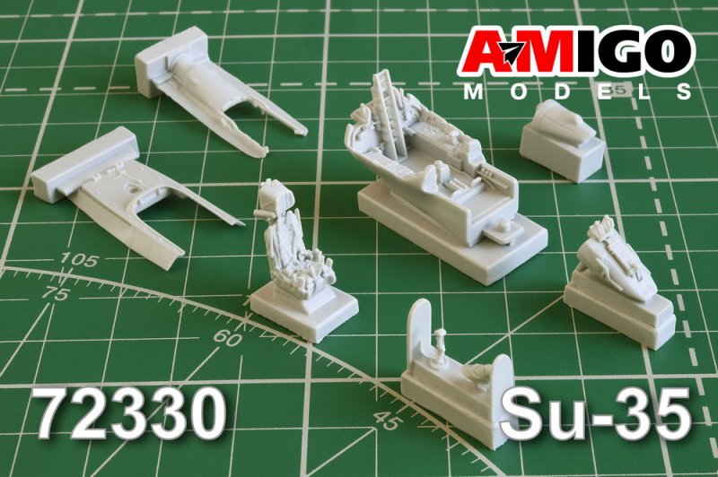 1:72 Кабина самолета Су-35 с катапультным креслом К-36Д-5 - AMG72330