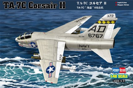 1:48 Сборная модель Самолет ТA-7С Corsair II - 80346