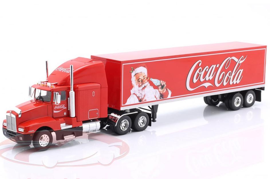 1:43 KENWORTH T600 тягач с прицепом 'Coca-Cola' (1986), красный - W83431002