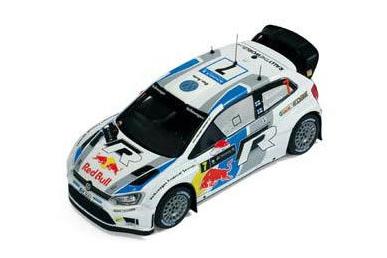 1:43 VOLKSWAGEN POLO R WRC 7 J-M.Latvala-M.Anttila Acropolis Rally 2013 победитель, white - RAM551