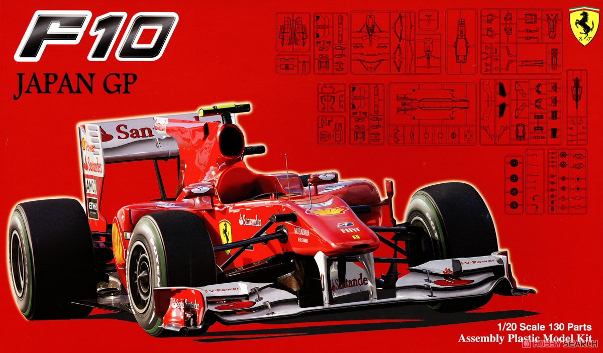 1:20 Сборная модель Ferrari F10 2010 Japan Grand Prix - FU09087