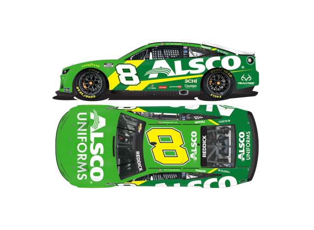1:24 CHEVROLET Camaro #8 Tyler Reddick *ALSCO*, Action Racing, green/white/yellow 2022 - CX82223ALSTK