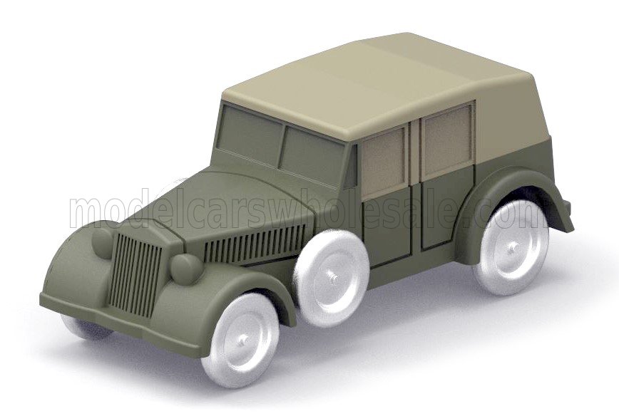 1:76 BIANCHI Vm 6c Cabriolet Closed (1939), Military Green - ART4013A