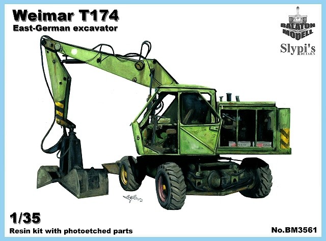 1:35 Сборная модель Немейкий экскаватор Weimar T174 - BM3561