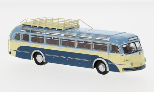 1:87 MERCEDES-BENZ O 6600 H Reisebus (1951), dark blue / beige - 50506