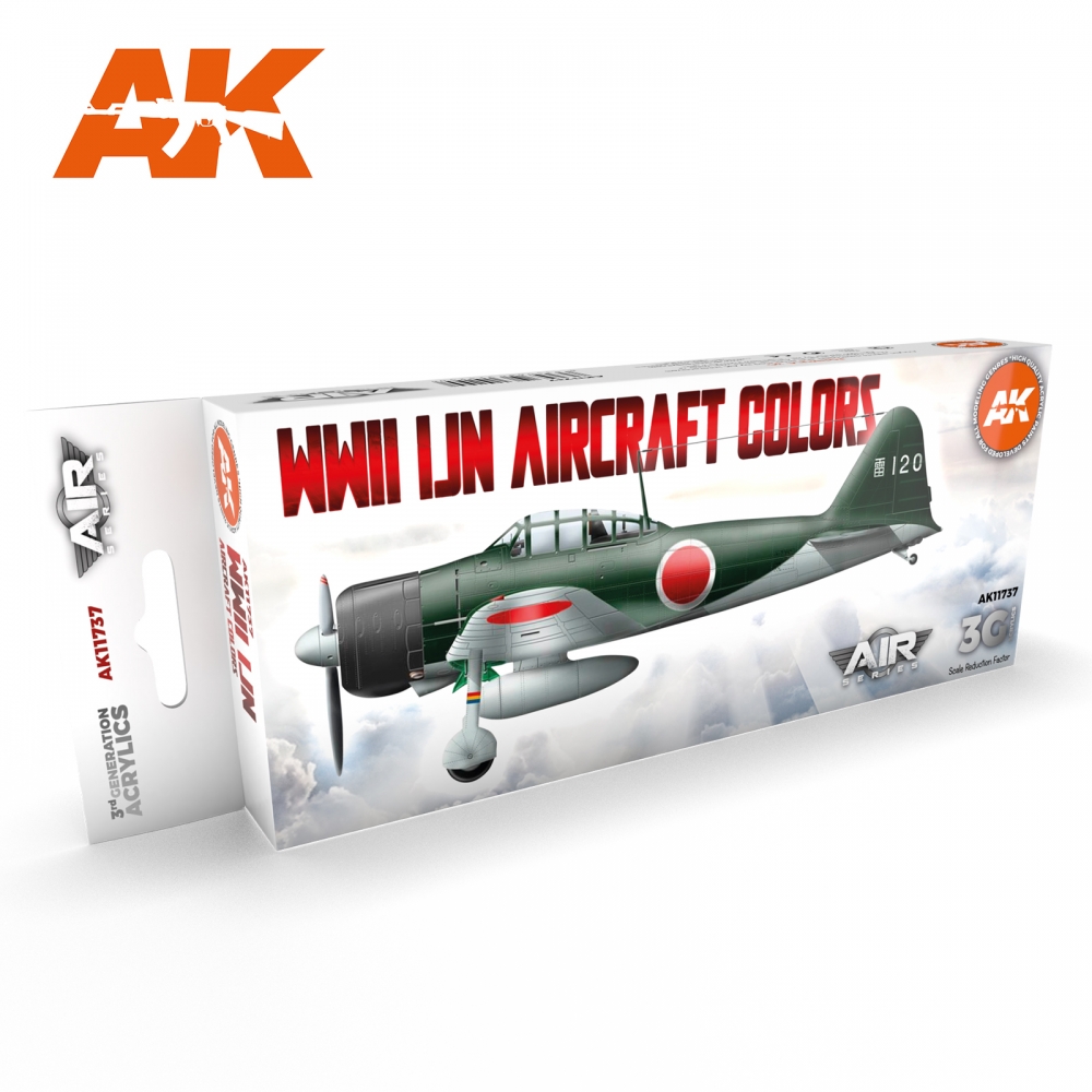 WWII IJN Aircraft Colors SET 3G - AK11737