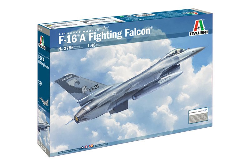 1:48 Сборная модель Американский истребитель Lockheed Martin F-16A Fighting Falcon - 2786