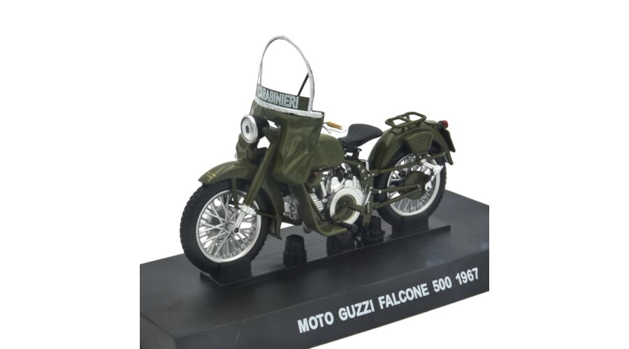 1:24 MOTO GUZZI Falcone 500 Carabinieri (1967), green - 16094-1