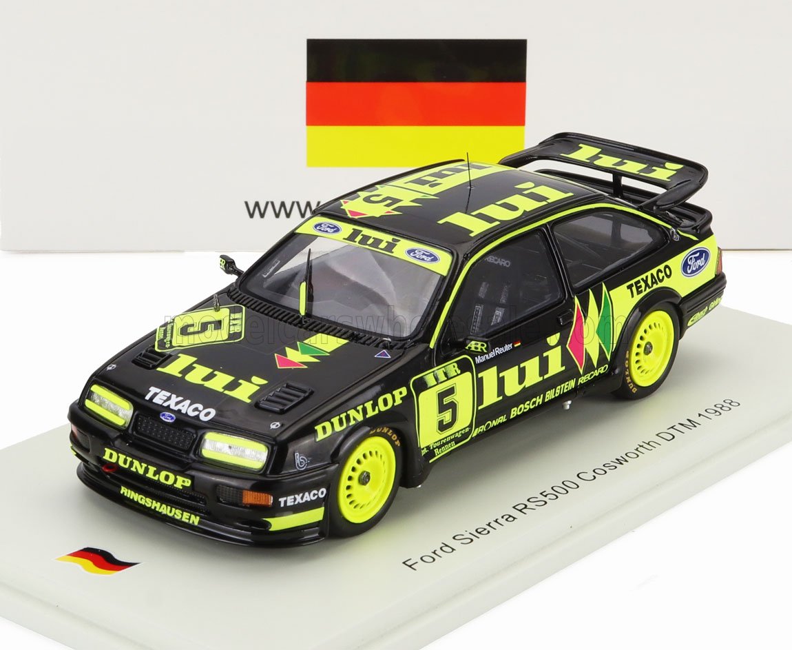 1:43 FORD Sierra Rs500 Cosworth №5 Dtm (1988) Manuel Reuter, Black Yellow - SG720