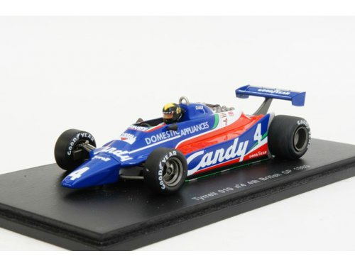 1:43 TYRRELL 010 4 - 4th British GP 1980 Derek Daly, blue - S1884