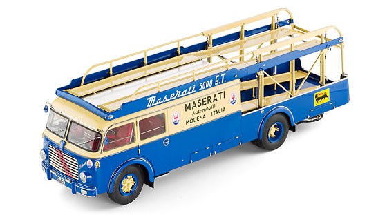 1:18 MASERATI Transporter Fiat 642 RN2 Bartoletti (1957), blue - M-097
