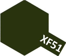 XF-51 Khaki Drab (краска акриловая, темный хаки матовый), 10мл. - 81751
