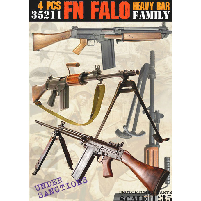 1:35 Семейство тяжелых стволов FN-FALO / FN-FALO Heavy Barrel Family - B6-35211