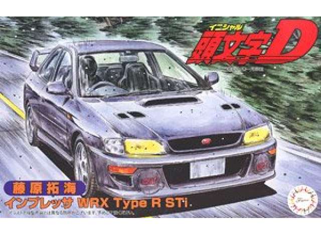 1:24 Сборная модель Impressa WRX TypeR Sti Fujiwara Takumi - 183817