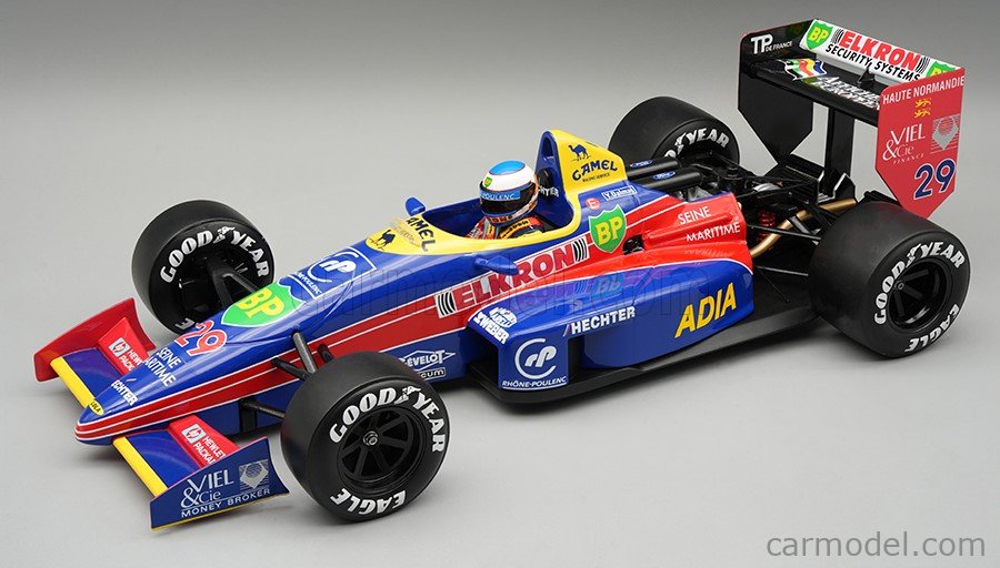 1:18 LOLA F1 LC88 FORD TEAM Larrousse №29 USA GP (with pilot figure) Yannick Dalmas (1988) - TMD18-469C