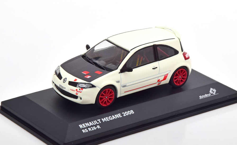 1:43 RENAULT Megane RS (2008), weiß/rot/antrazit - S4310201