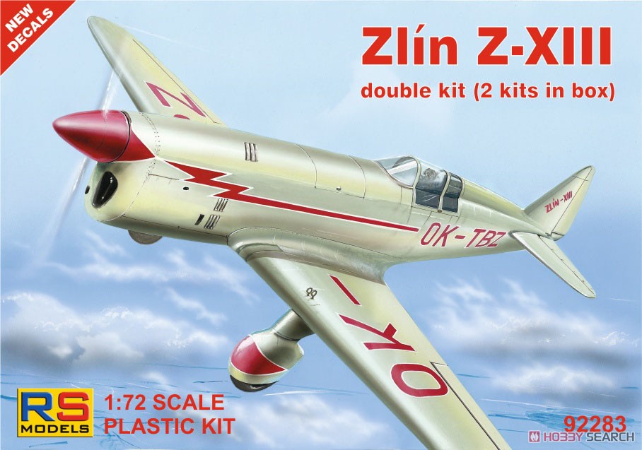 1:72 Сборная модель Zlín Z-XIII - 92283