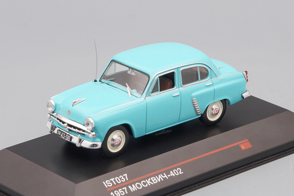 1:43 МОСКВИЧ 402 (1962), blue - IST037