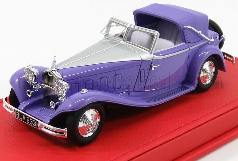1:43 DELAGE D8s Cabriolet Open Fernandez Et Darrin Sn38229 (1934) , Purple - EVR207
