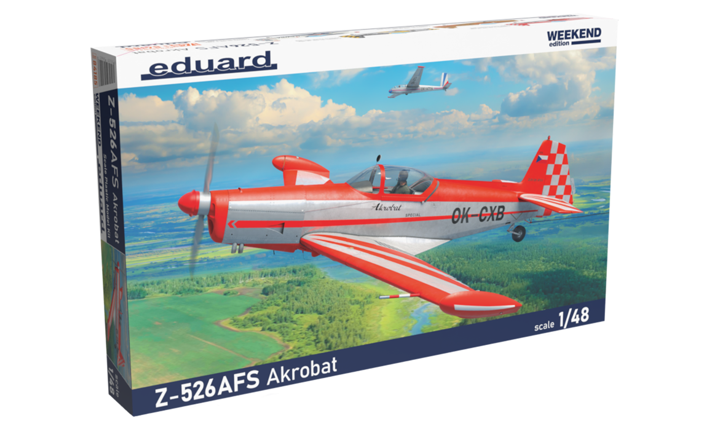 1:48 Сборная модель самолёт Z-526AFS версия Weekend - 84185
