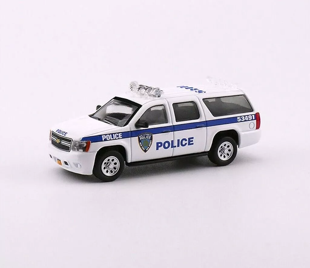 1:64 CHEVROLET Suburban NY NJ Port Authority Police, white - 596-37