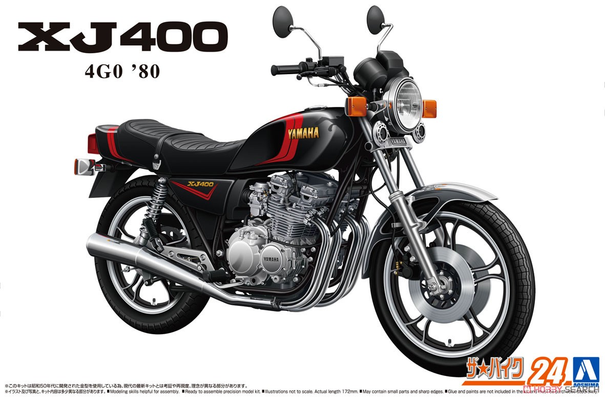 1:12 Сборная модель 4G0 Yamaha XJ400, plastic modelkit 1980 - 06367