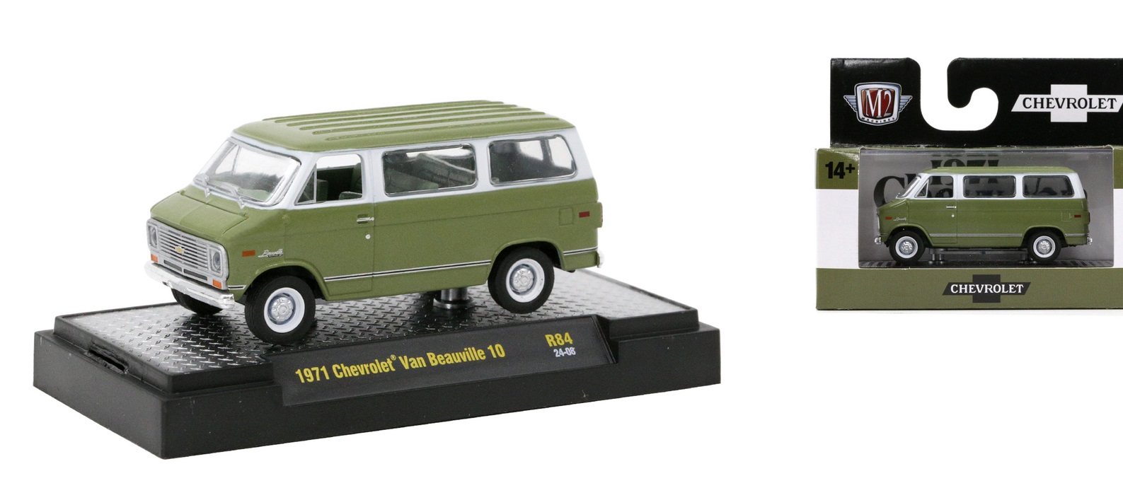 1:64 CHEVROLET Van Beauville 10 (1971), green - R842408