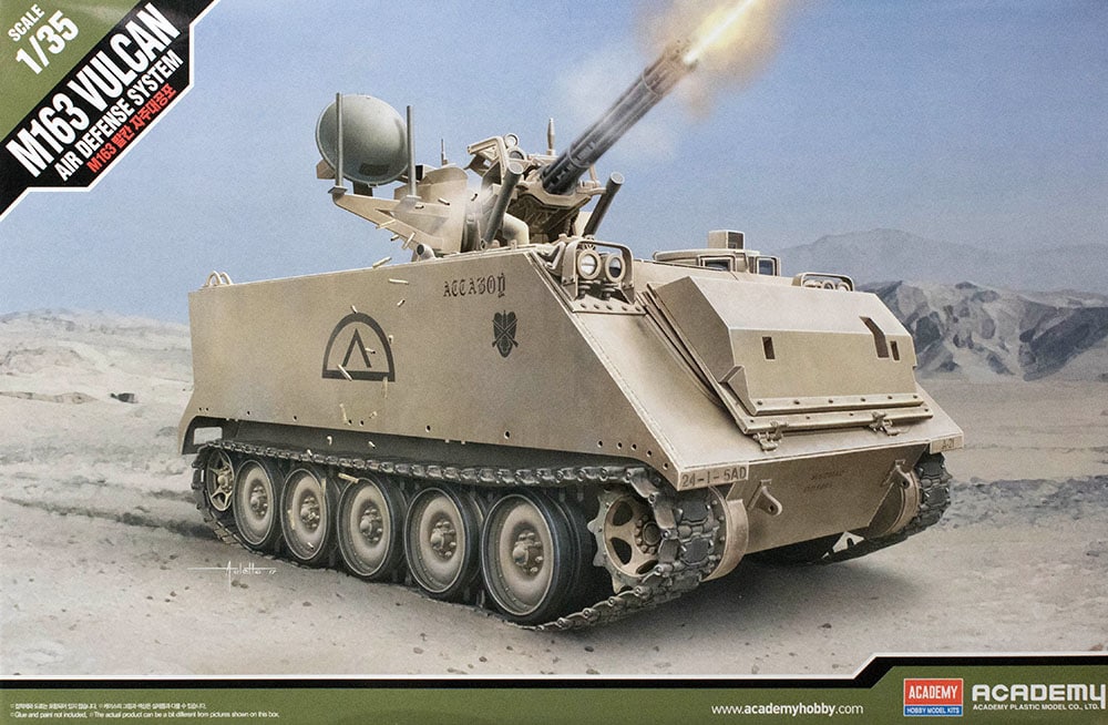 1:35 Сборная модель ЗСУ M163 Vulcan Air Defense System - 13507