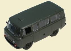 1:43 УАЗ 452, Kultowe Auta 29, хаки - kul029