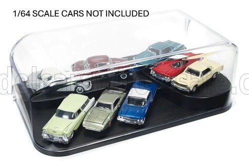 1:24 VETRINA DISPLAY BOX Set 3 In 1 Display Case Interchangeable Inserts - Lungh.lenght Cm 27.0 X Largh.width Cm 14.0 X Alt.height Cm 9.0 (altezza Interna Cm 7.2), Plastic Display - AWDC004