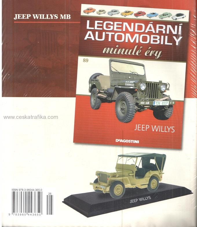 1:43 JEEP Willys, Legendarni automobily minule ery 89 - LAME089
