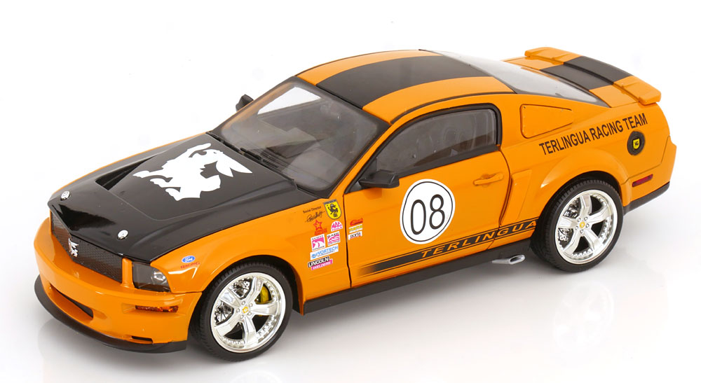 1:18 FORD Shelby Mustang Terlingua Racing Team (2008), orange black - 297