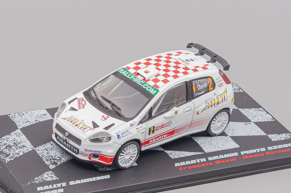 1:43 FIAT Abarth Grande Punto S2000 #2, white - RALLYC079