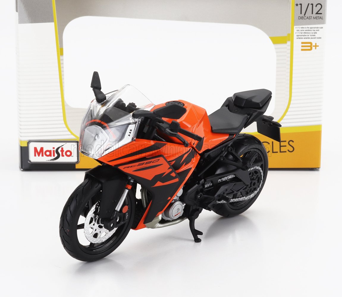 1:12 KTM Rc390 (2022), Orange Black - 31101OR