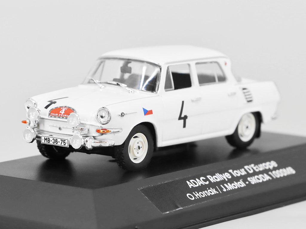 1:43 SKODA 1000MB ADAC Rallye Tour D'Europe #4 O. Horsak / J. Motal, white - 4