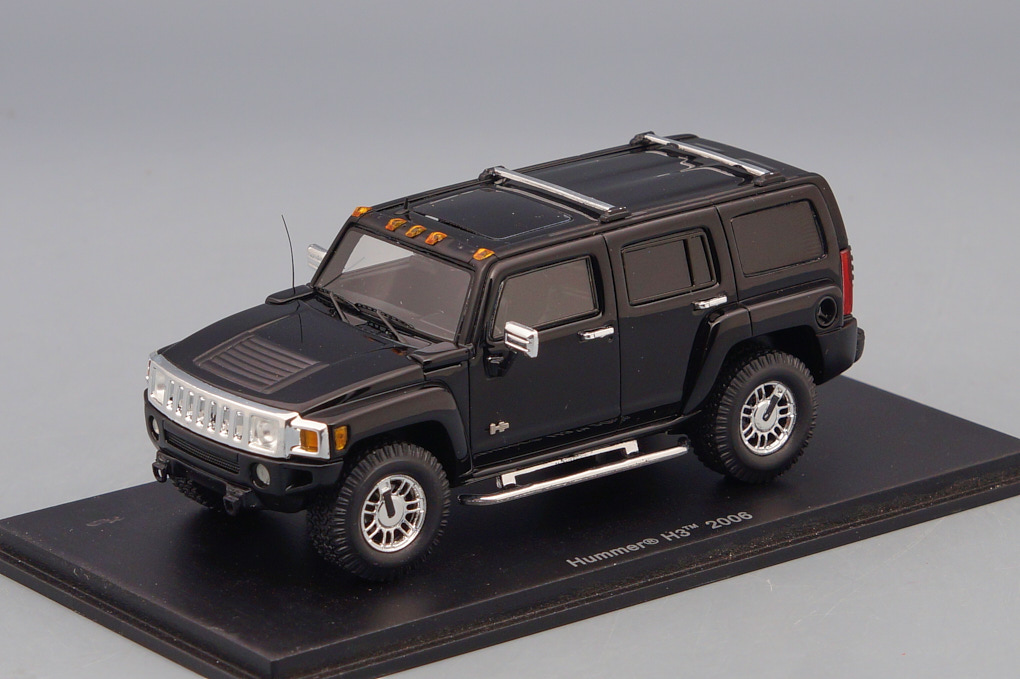 1:43 (Уценка!) HUMMER H3 (2006), black - S0873-Z1