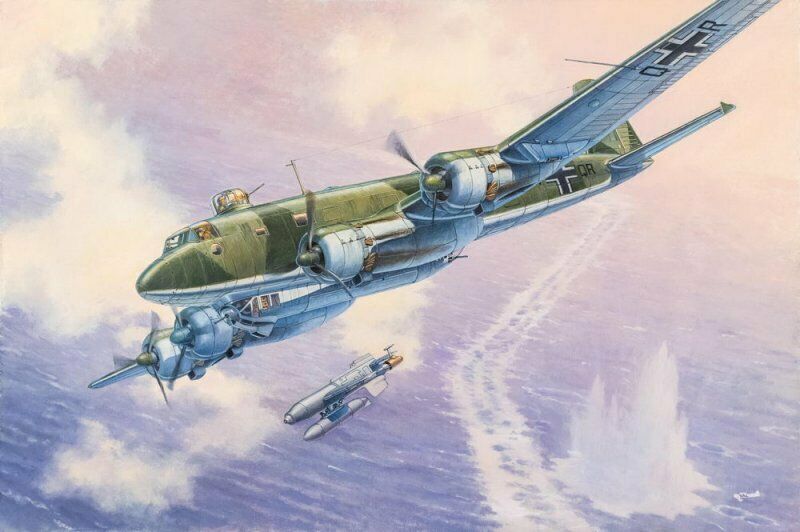 1:144 Сборная модель Самолет Focke-Wulf FW200C-6 Condor - 340