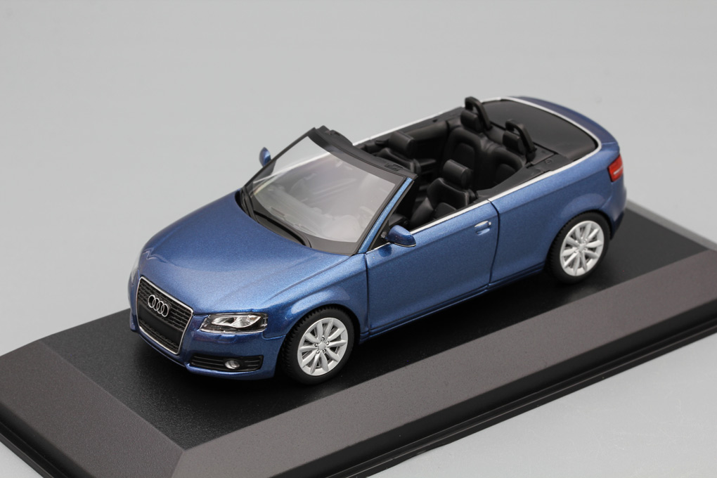 1:43 AUDI A3 CABRIOLET - 2007 - BLUE METALLIC - 940017131