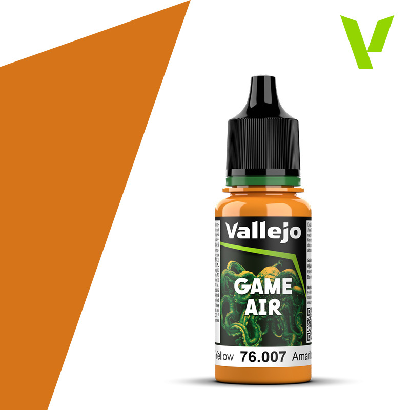 Краска акриловая Game Air Золотисто-желтый / Gold Yellow, 18мл - 76007