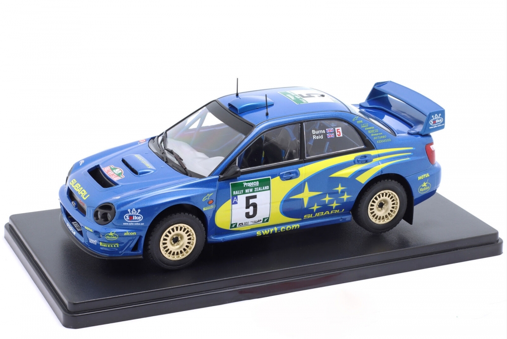 1:24 SUBARU Impreza S7 WRC #5 'Subaru WRT' Burns/Reid Winner Rally New Zealand Чемпион мира (2001) - 24WRC527