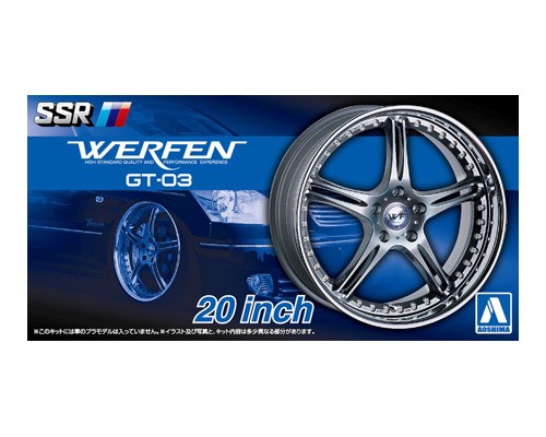 1:24 Набор дисков SSR Werfen GT-03 20inch - 05384