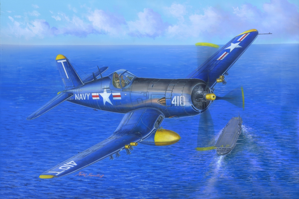 1:48 Сборная модель Самолет F4U-5 Corsair - 80389