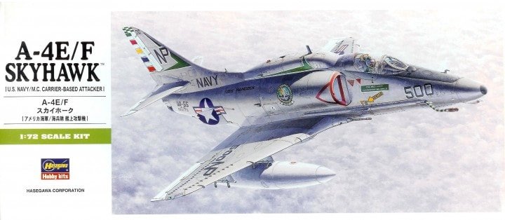 1:72 Сборная модель Американский легкий палубный штурмовик Douglas A-4E / F Skyhawk - 00239