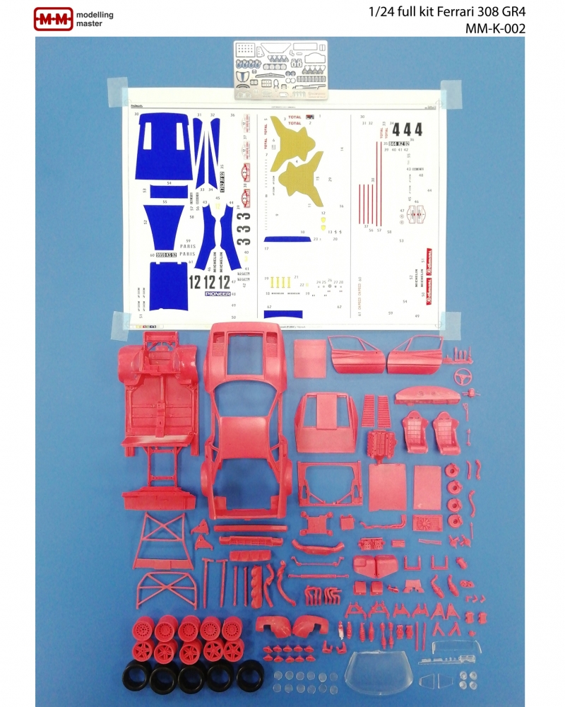 1:24 Сборная модель FERRARI 308 Gr.4 - MM-K-002