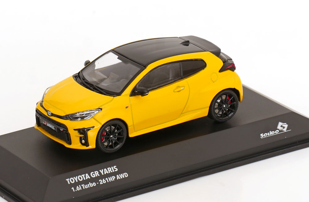 1:43 TOYOTA GR Yaris (2024), yellow black - S4311104