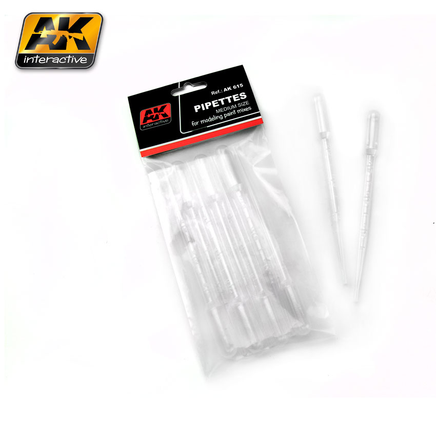 Пипетки средние 7шт., MEDIUM PIPETTES 7 UNITS - AK-615