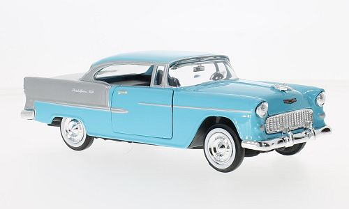 1:24 CHEVROLET Bel Air (1955), light blue/silver - 73229BLUE